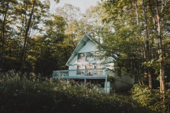 Desain Rumah Lereng atau Downslope dengan View Lepas